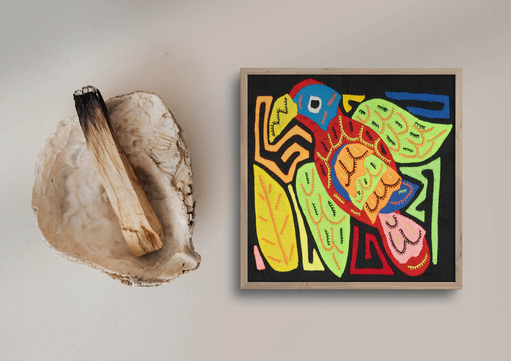 Multicolor Red And Green Bird Molita