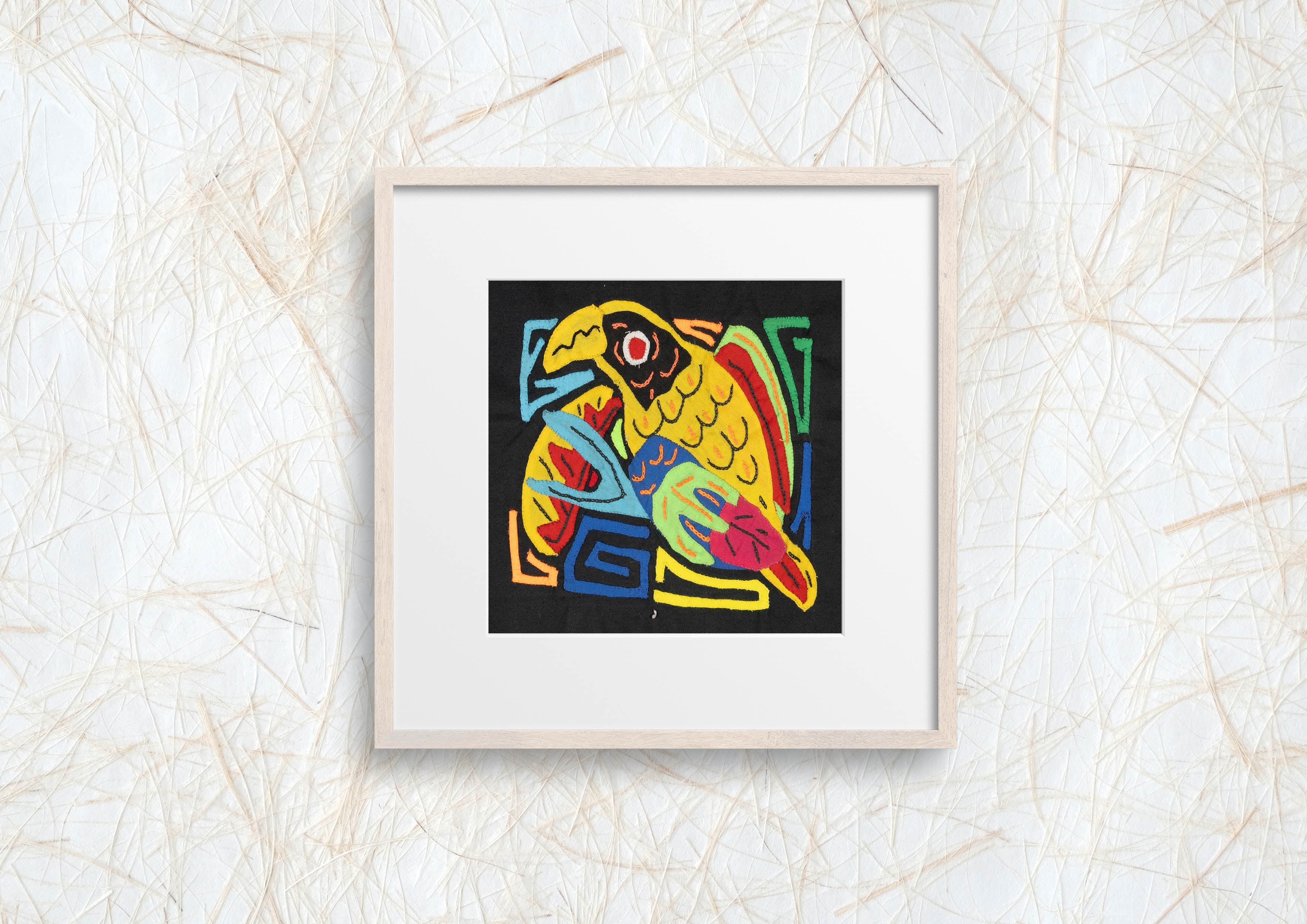 Multicolor Yellow Red And Black Molita