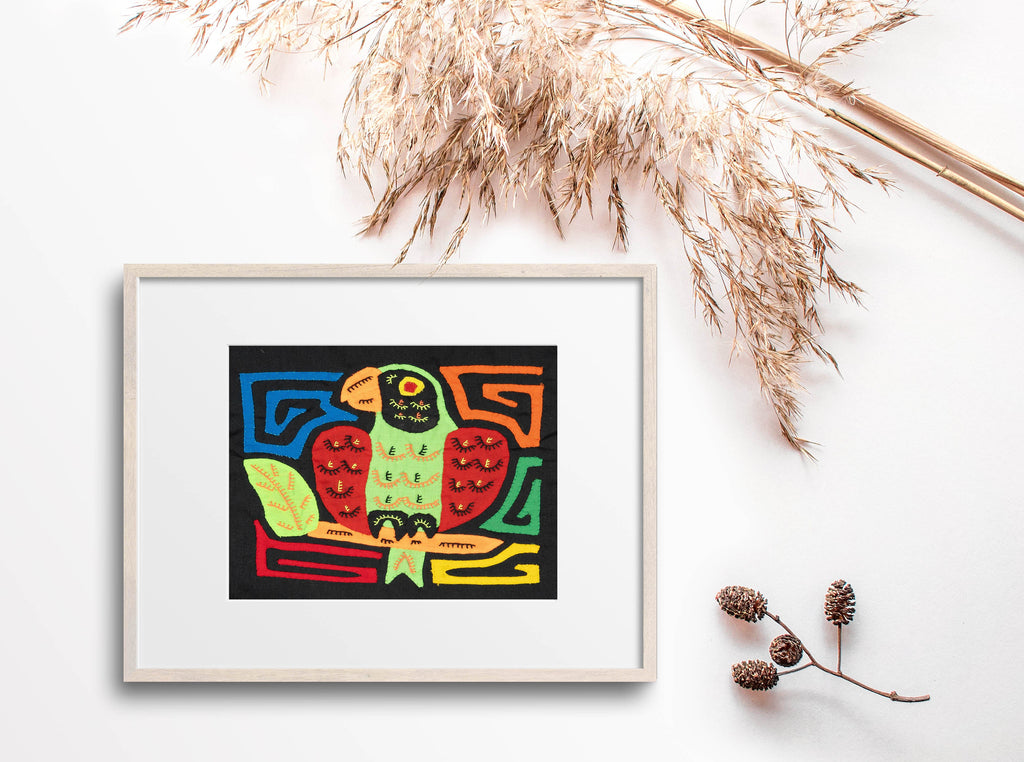 Multicolor Green And Red Molita