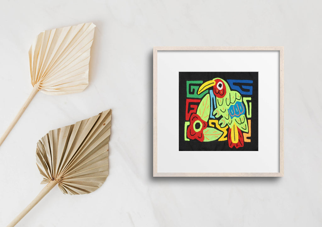 Multicolor Yellow Red And Green Bird Molita