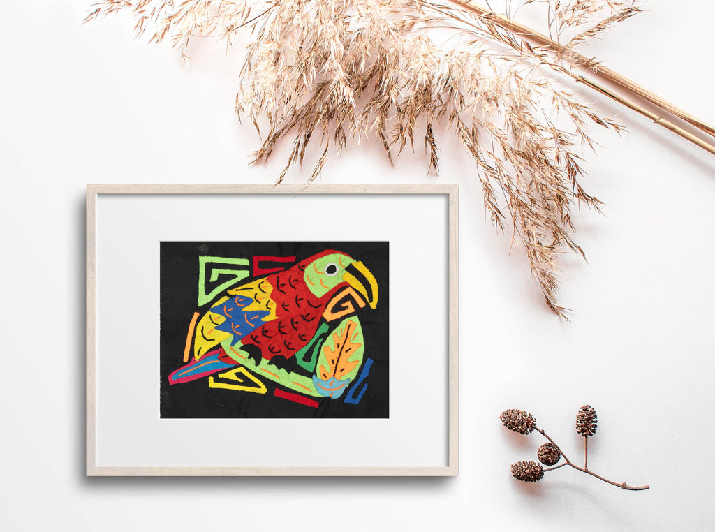 Multicolor Yellow Blue And Red Molita