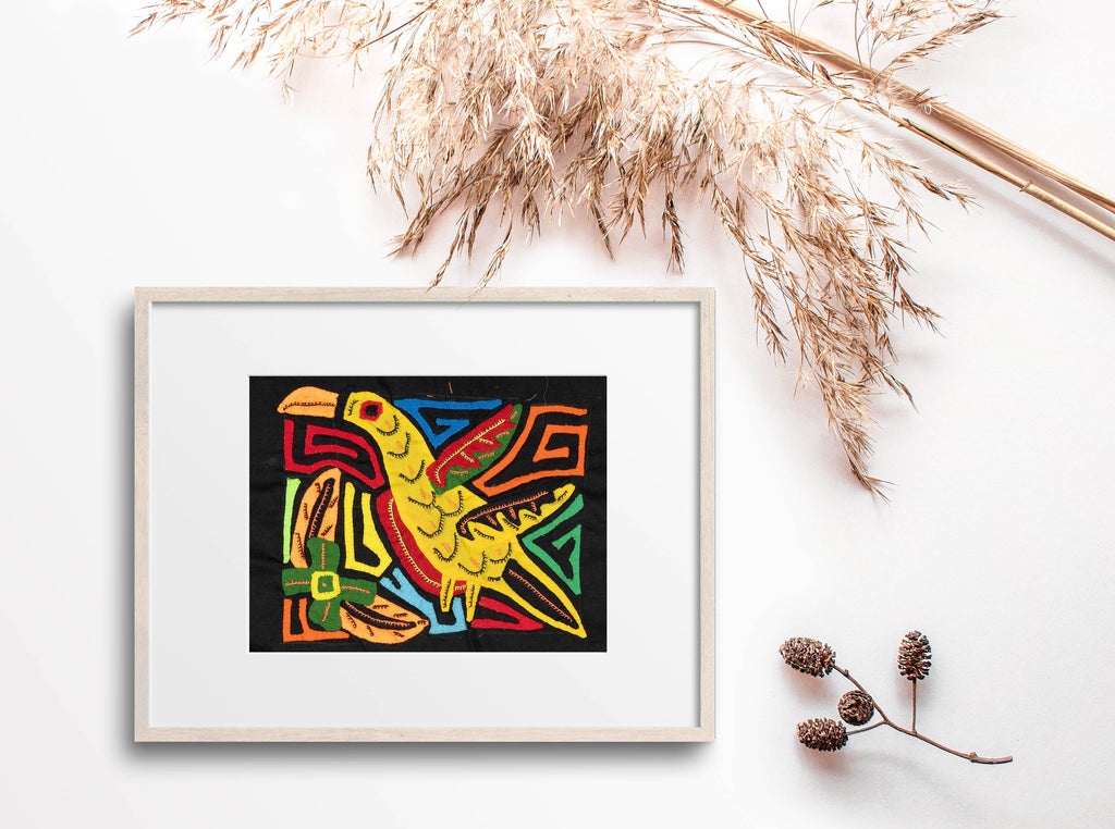 Multicolor Yellow And Red Bird Molita