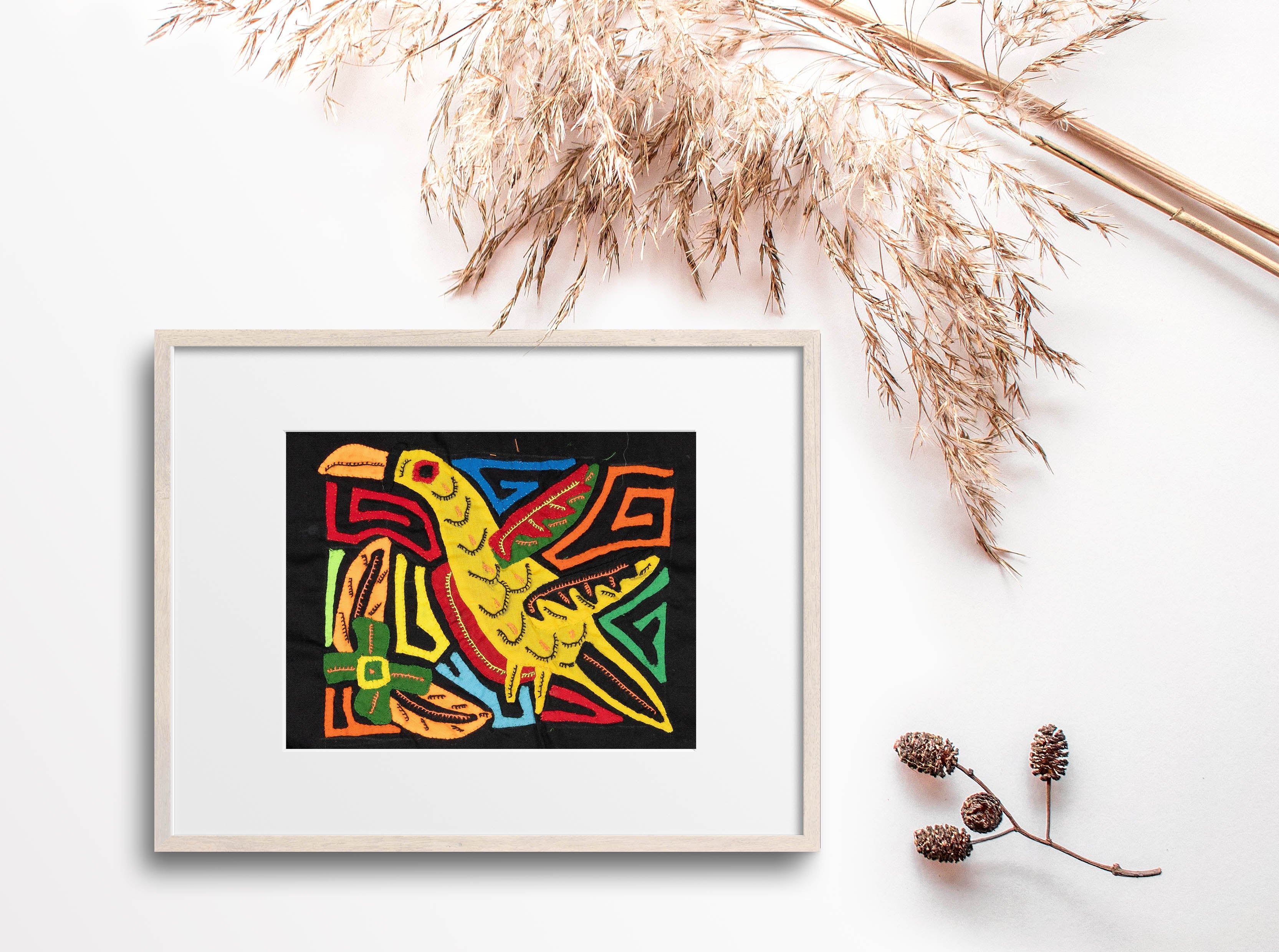 Multicolor Yellow And Red Bird Molita