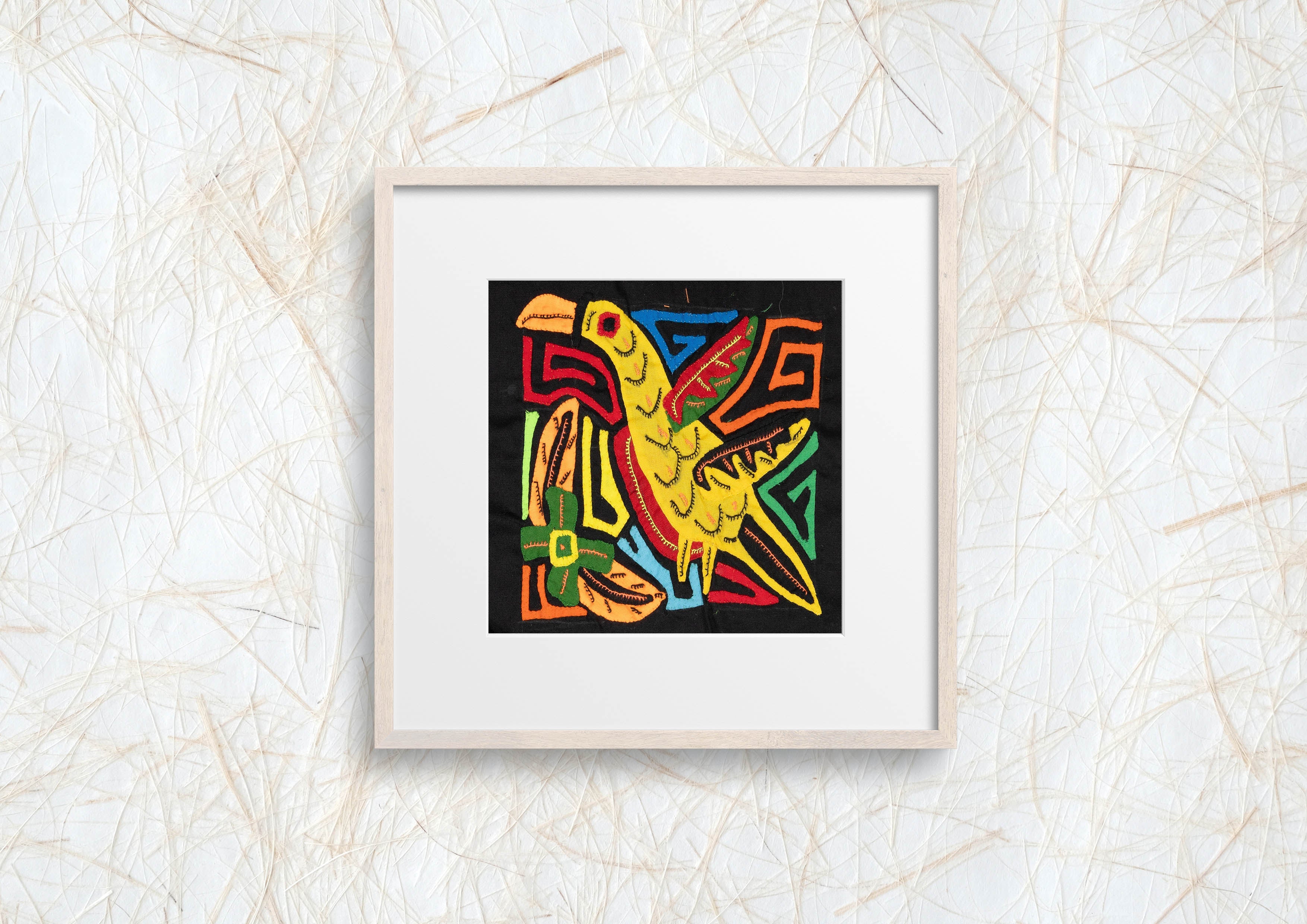 Multicolor Yellow And Red Bird Molita