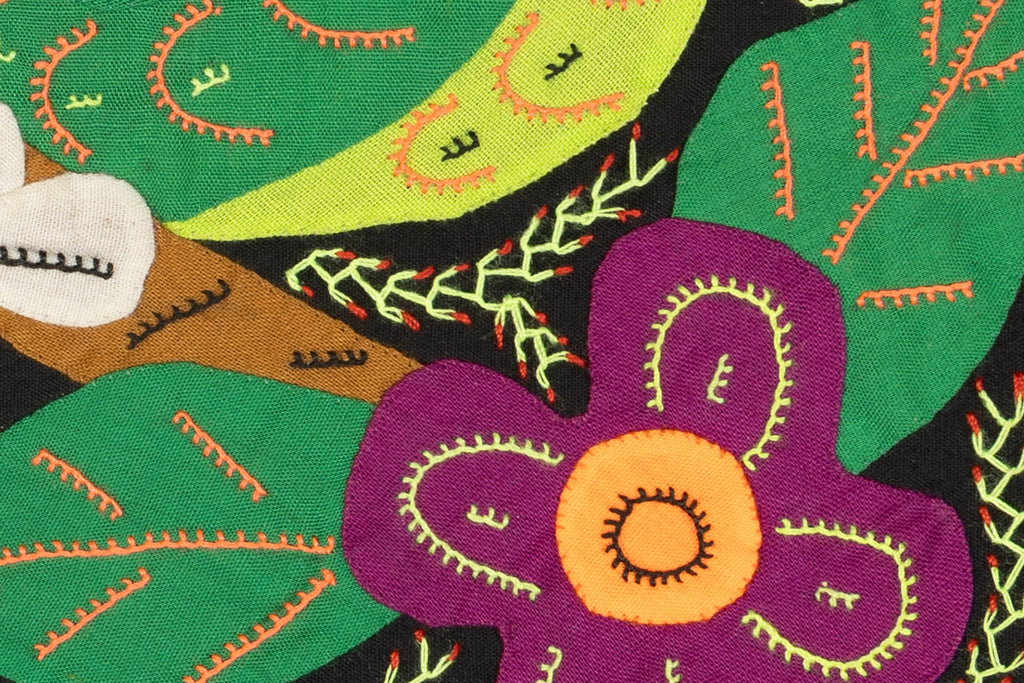 Multi-Color Parrot Bird Green And Purple Molita