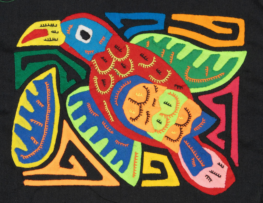 Multicolor Red Green And Blue Bird Molita