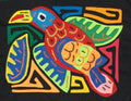 Multicolor Red Green And Blue Bird Molita