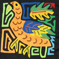 Multicolor Blue Orange And Yellow Bird Molita