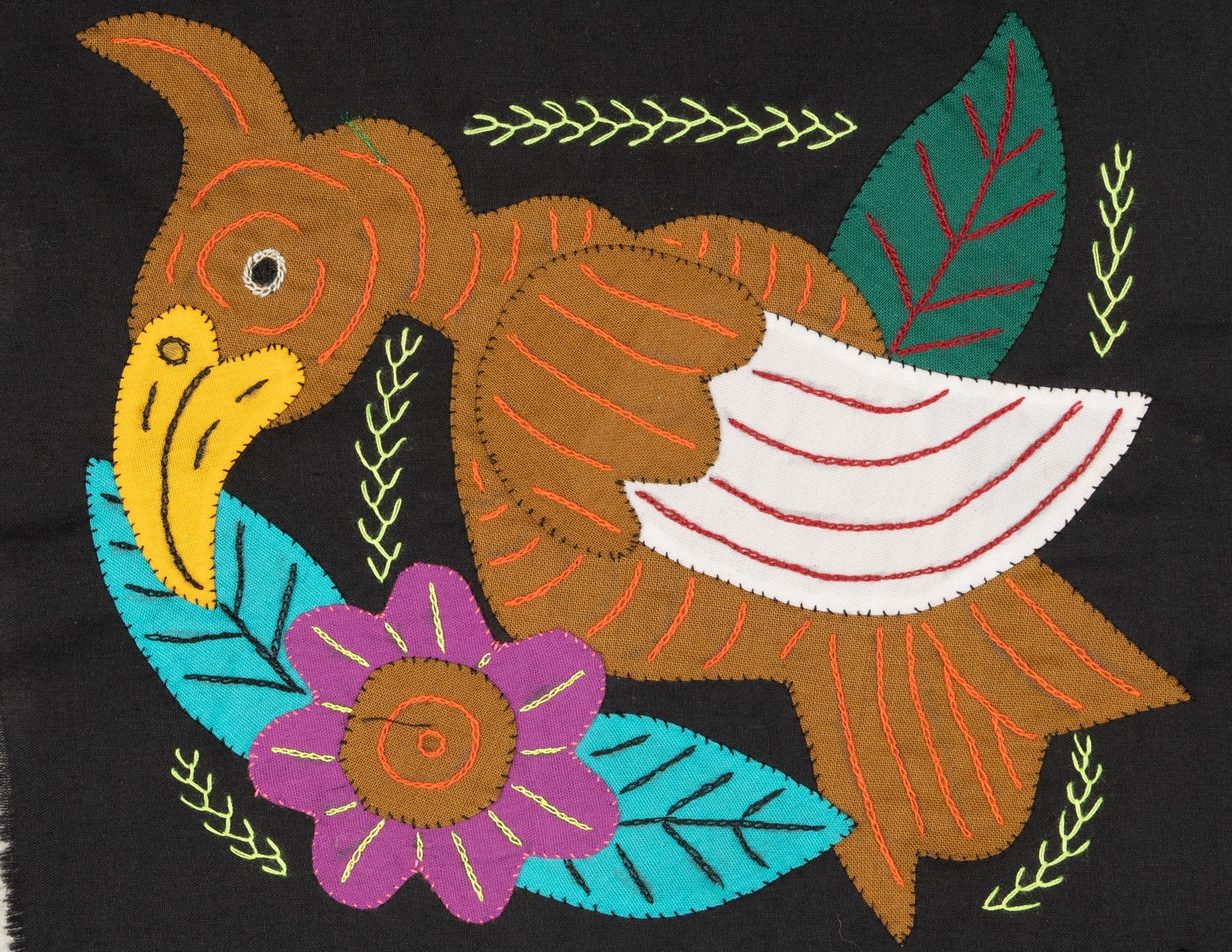 Multicolor Bird Brown And White Molita