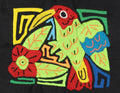Multicolor Red And Green Bird Molita