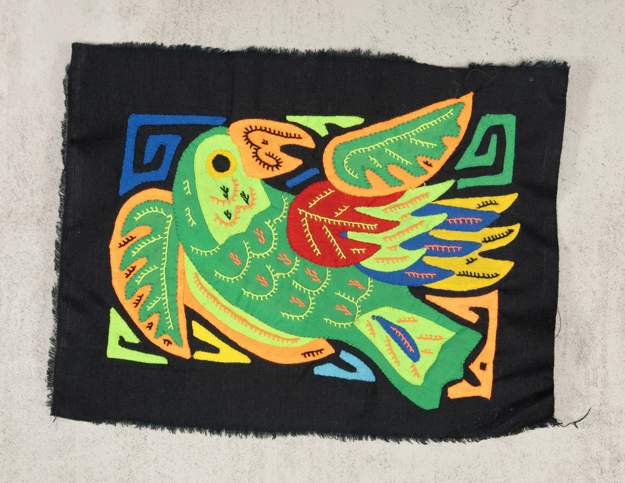 Multicolor Red Green And Orange Bird Molita