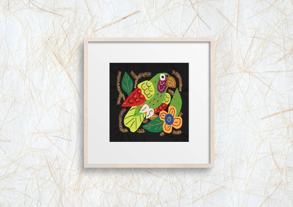 Multicolor Parrot Bird Red And Green Molita