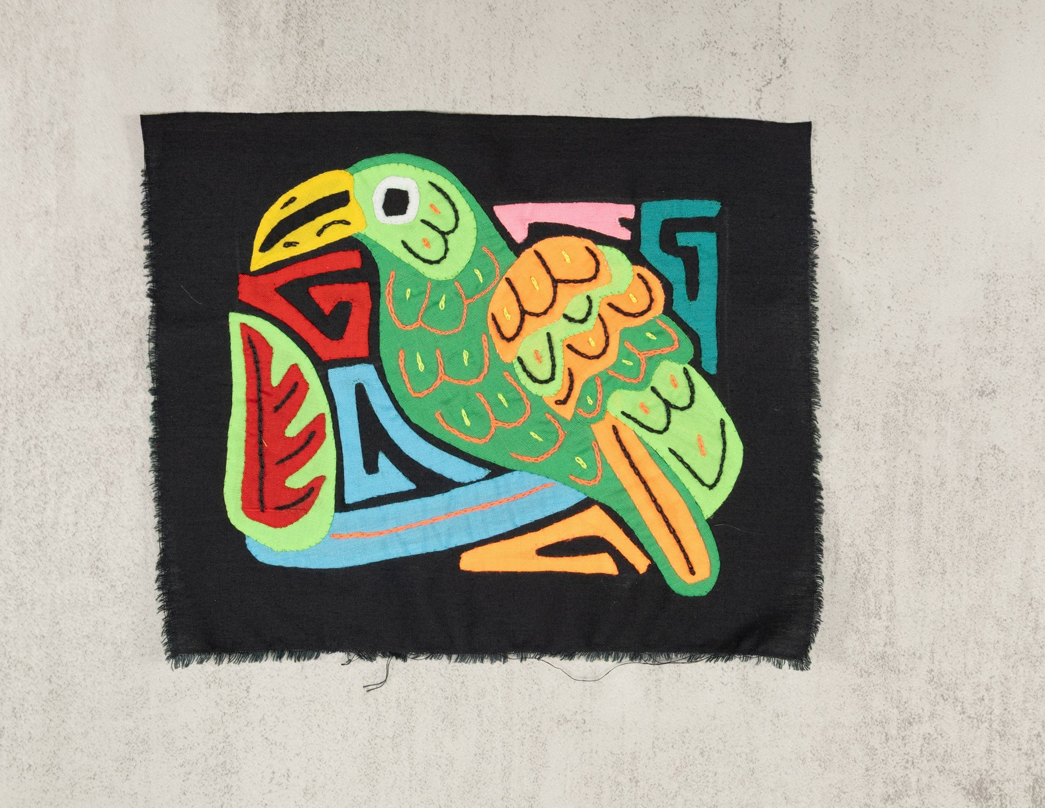 Multicolor Green Orange And Blue Bird Molita