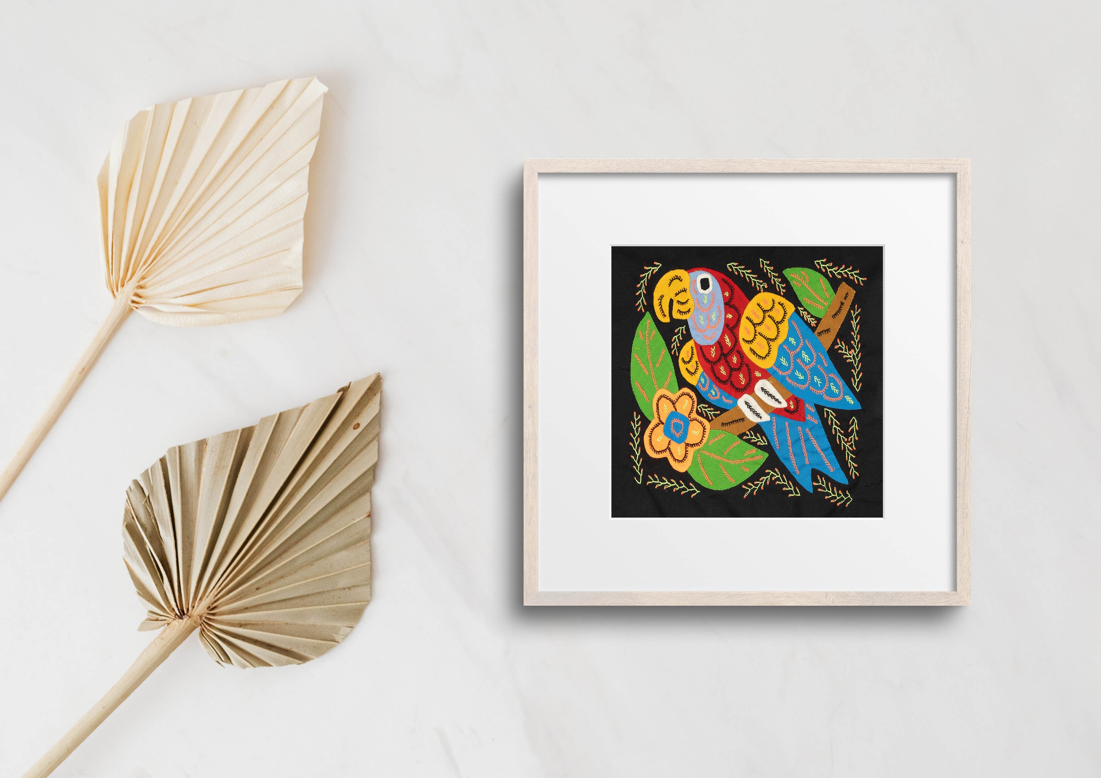 Multicolor Parrot Bird Red And Blue Molita