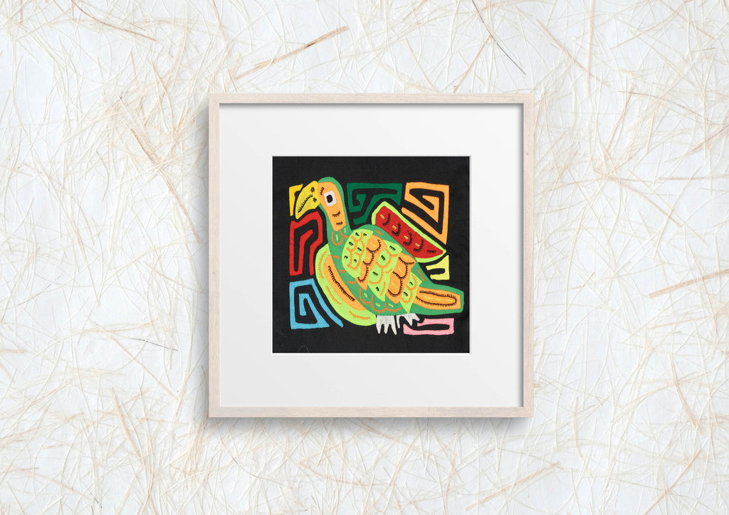 Multicolor Orange Red And Green Bird Molita