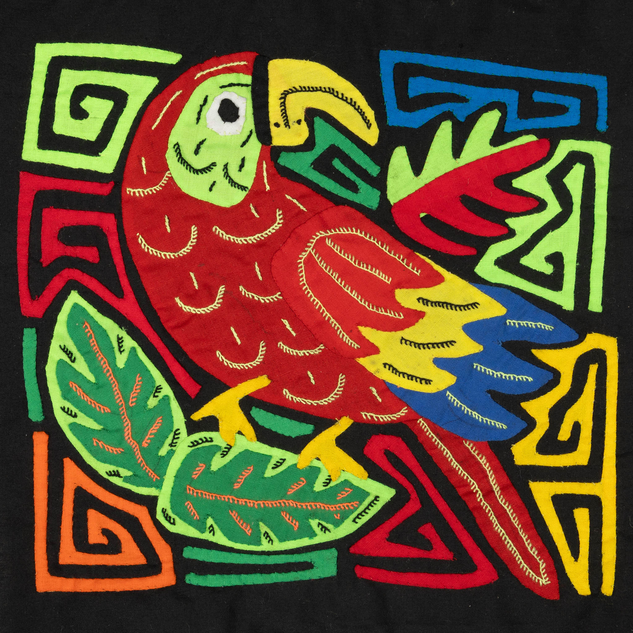 Multi-Color Parrot Bird Blue And Red Molita
