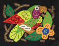 Multicolor Parrot Bird Red And Green Molita