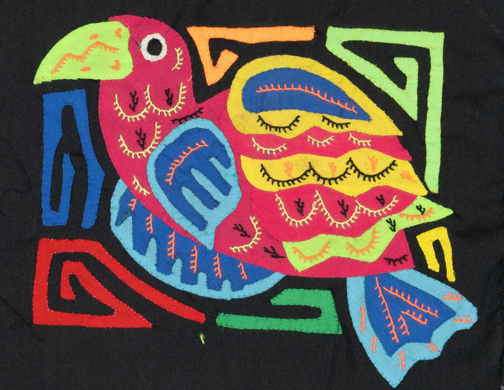 Multicolor Blue Yellow And Red Bird Molita