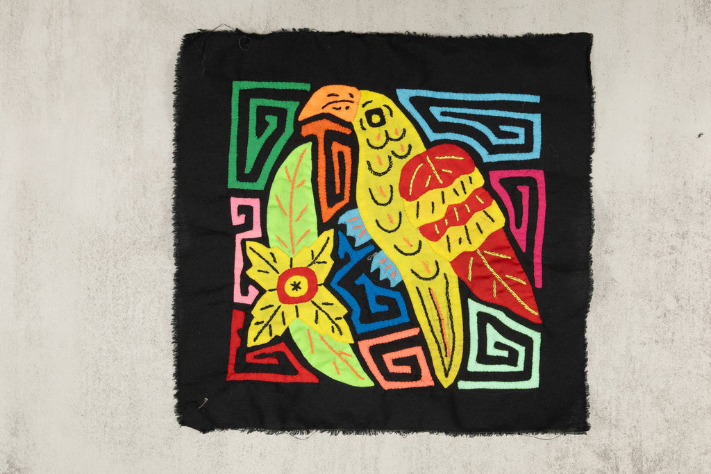 Multi-Color Bird Yellow And Red Molita