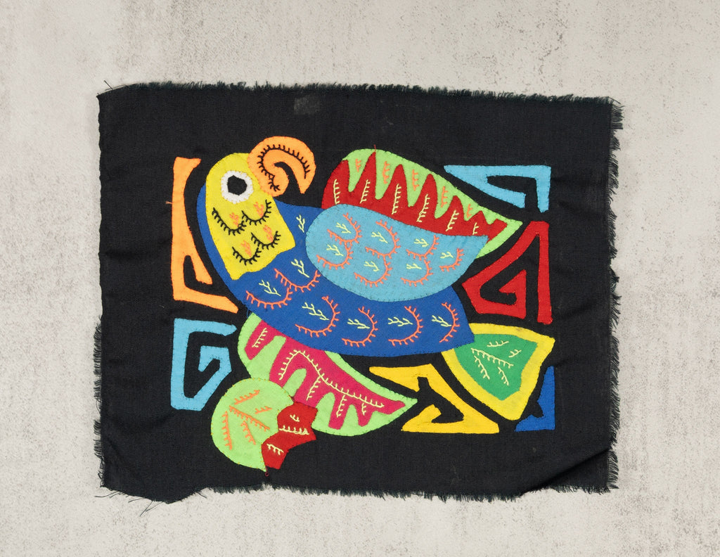 Multicolor Blue And Red Bird Molita
