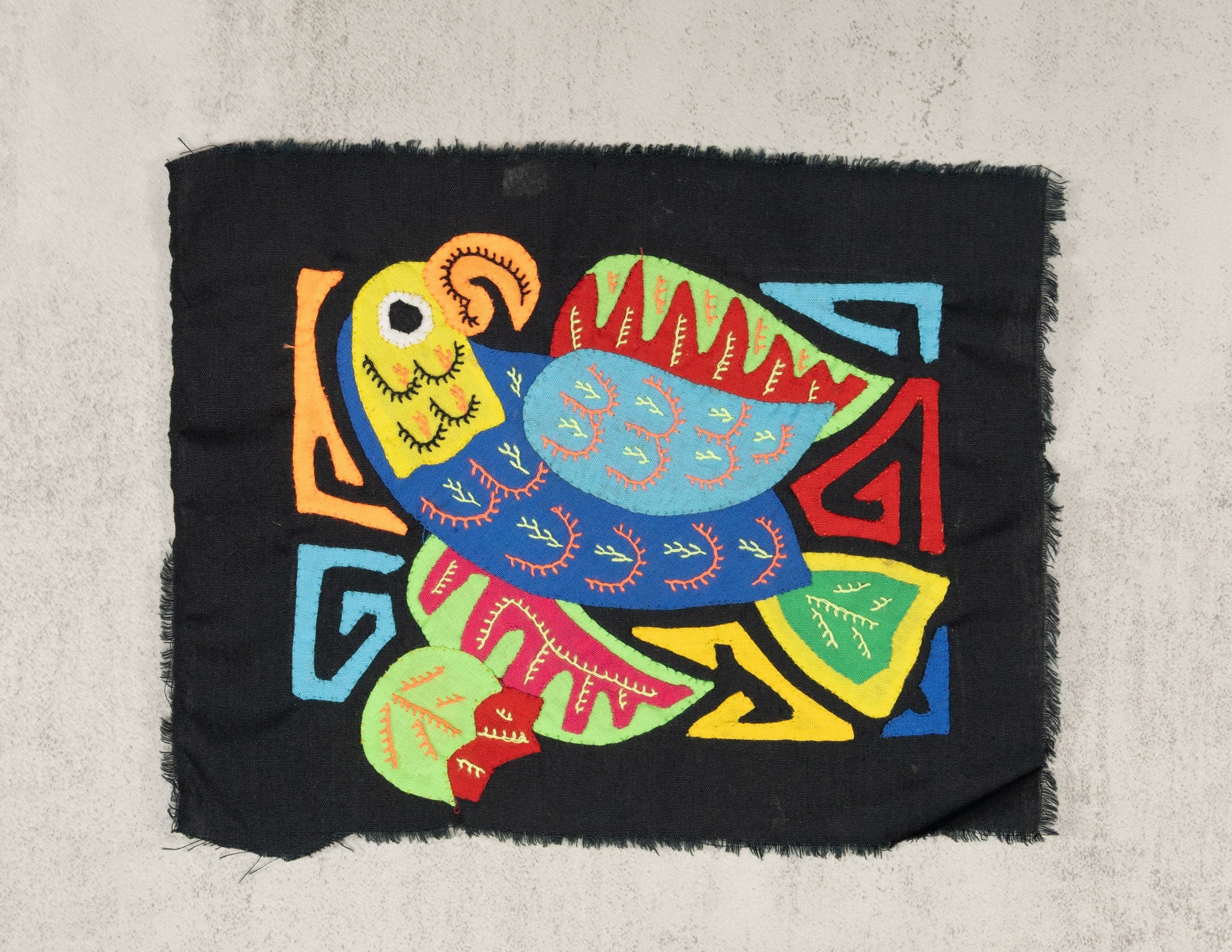 Multicolor Blue And Red Bird Molita