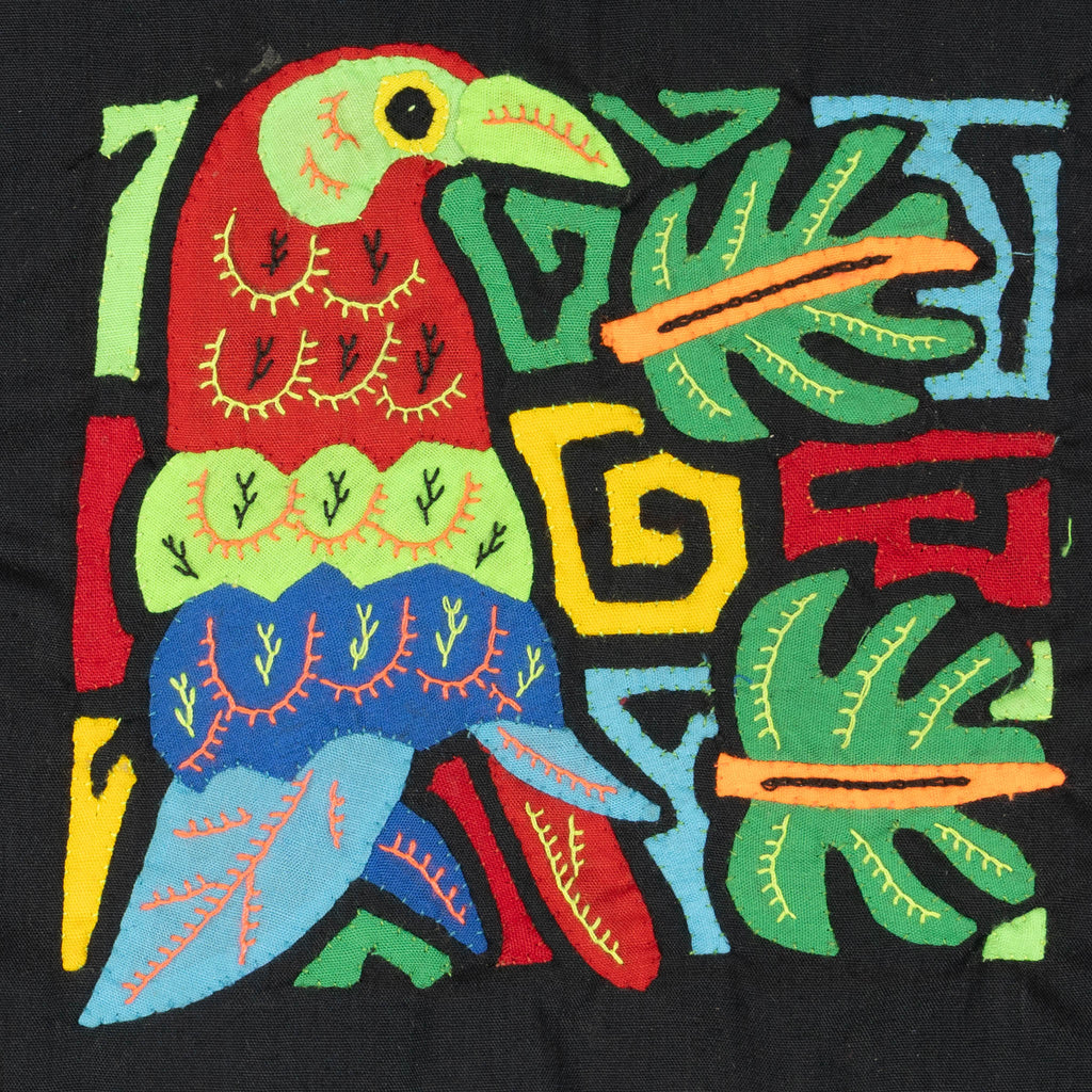Multicolor Red Green And Blue Bird Molita