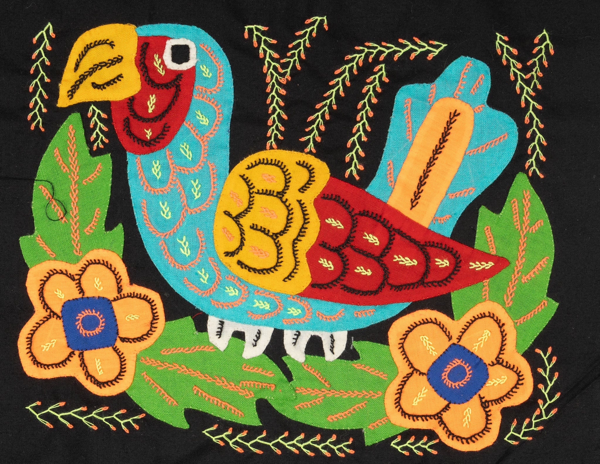 Multicolor Red And Blue Molita