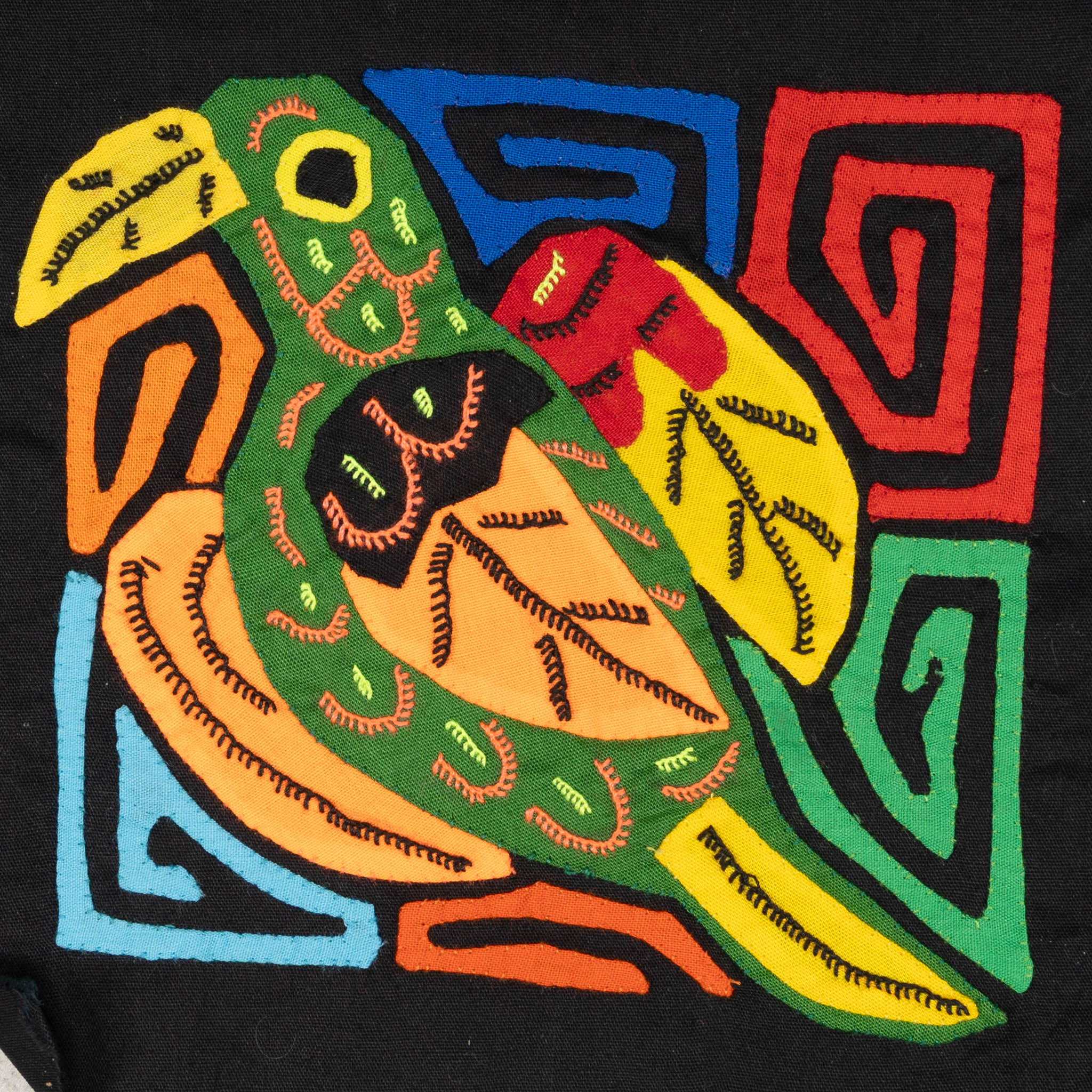 Multicolor Orange And Green Bird Molita