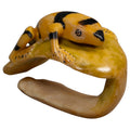 Vintage Golden Frog Tagua Carving