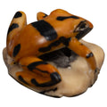Vintage Black And Gold  Poison Dart Frog Tagua Carving