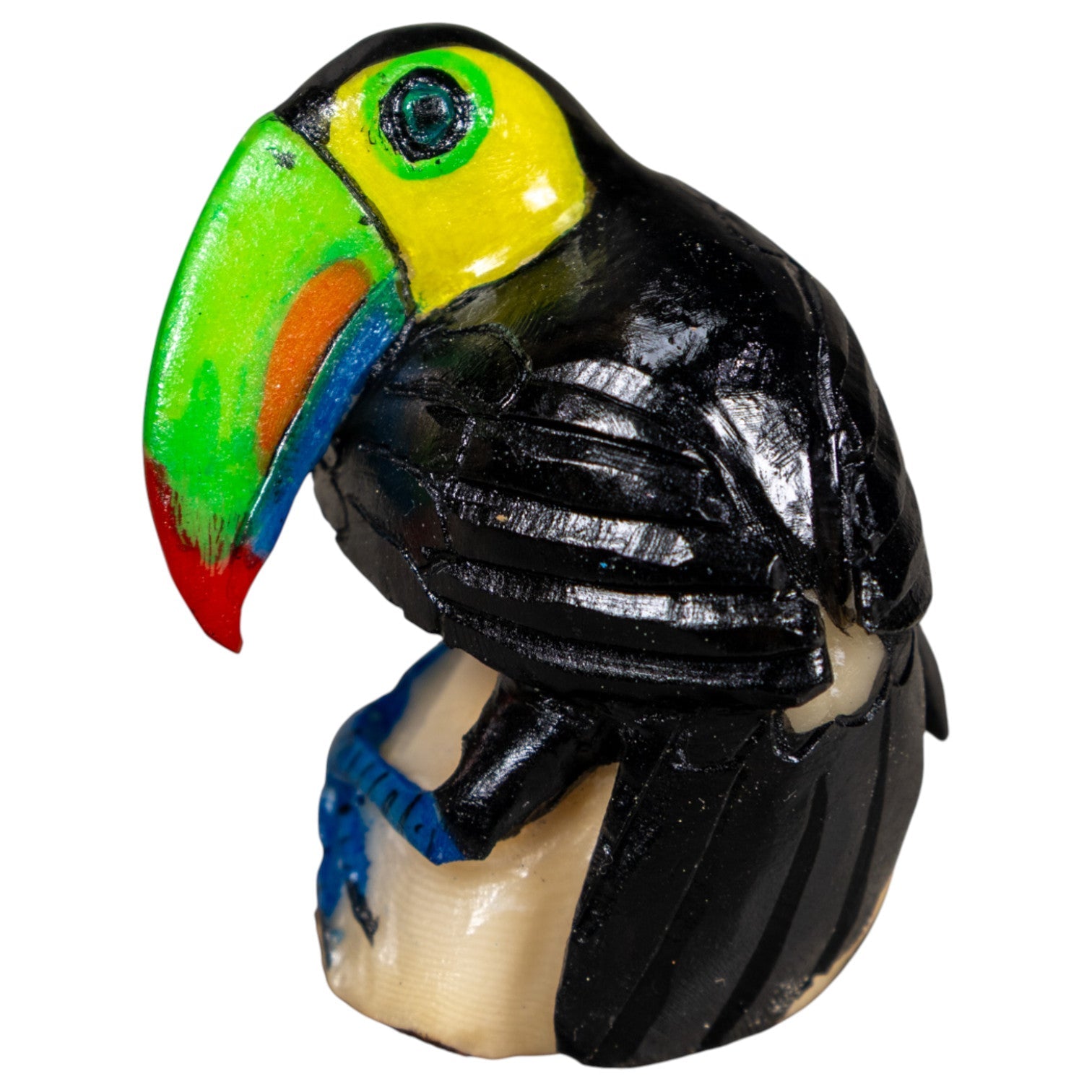 Toucan Parrot Bird Tagua Carving