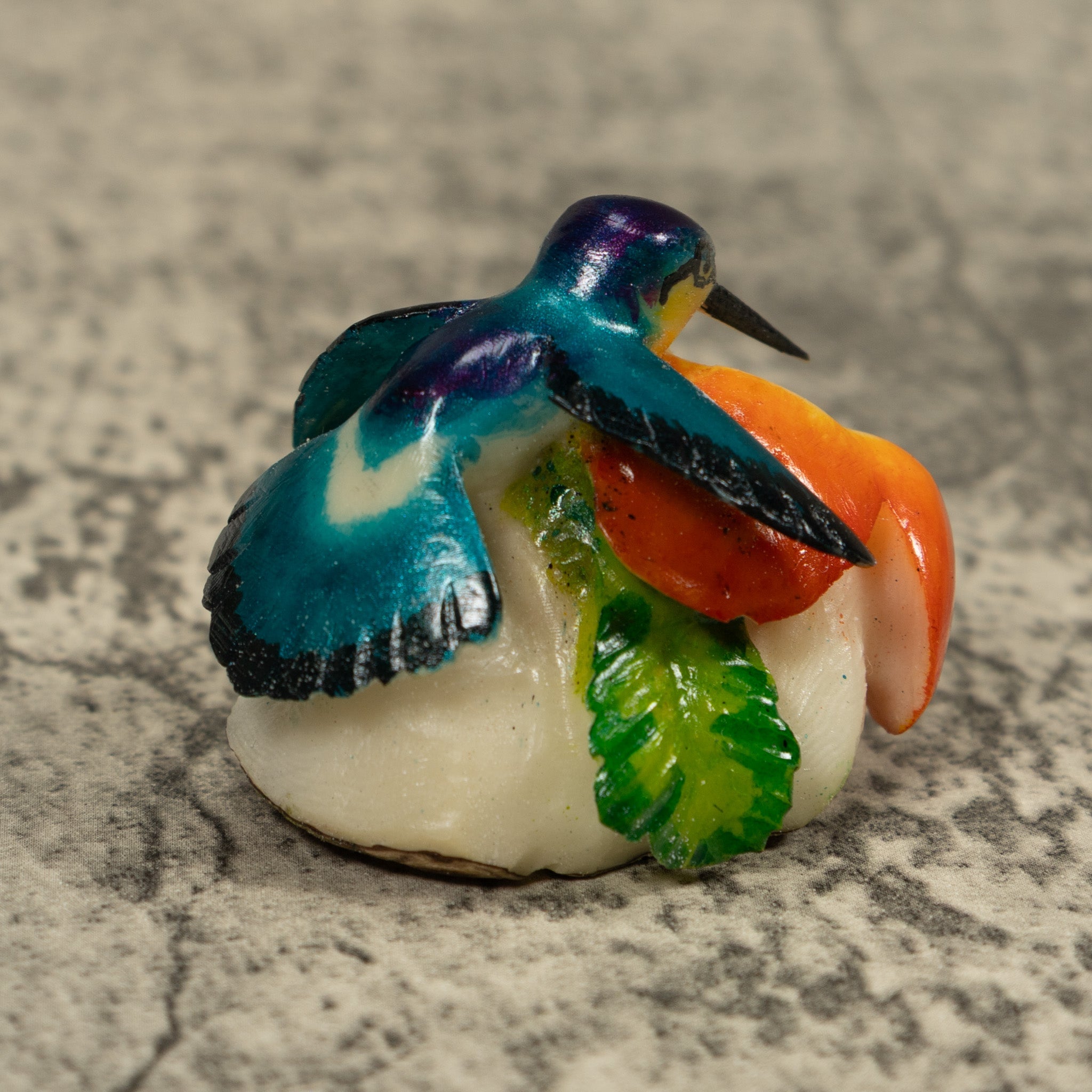 Hummingbird Tagua Carving