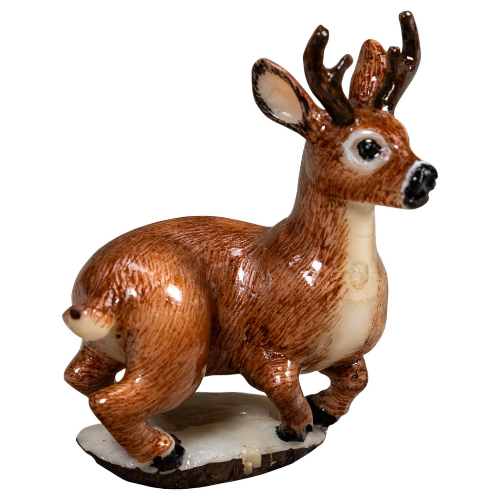 Rainforest Deer With Antlers Tagua Carving