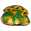 Gold Black And Green Poison Dart Frog Tagua Carving