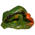 Orange Black And Green Poison Dart Frog Tagua Carving