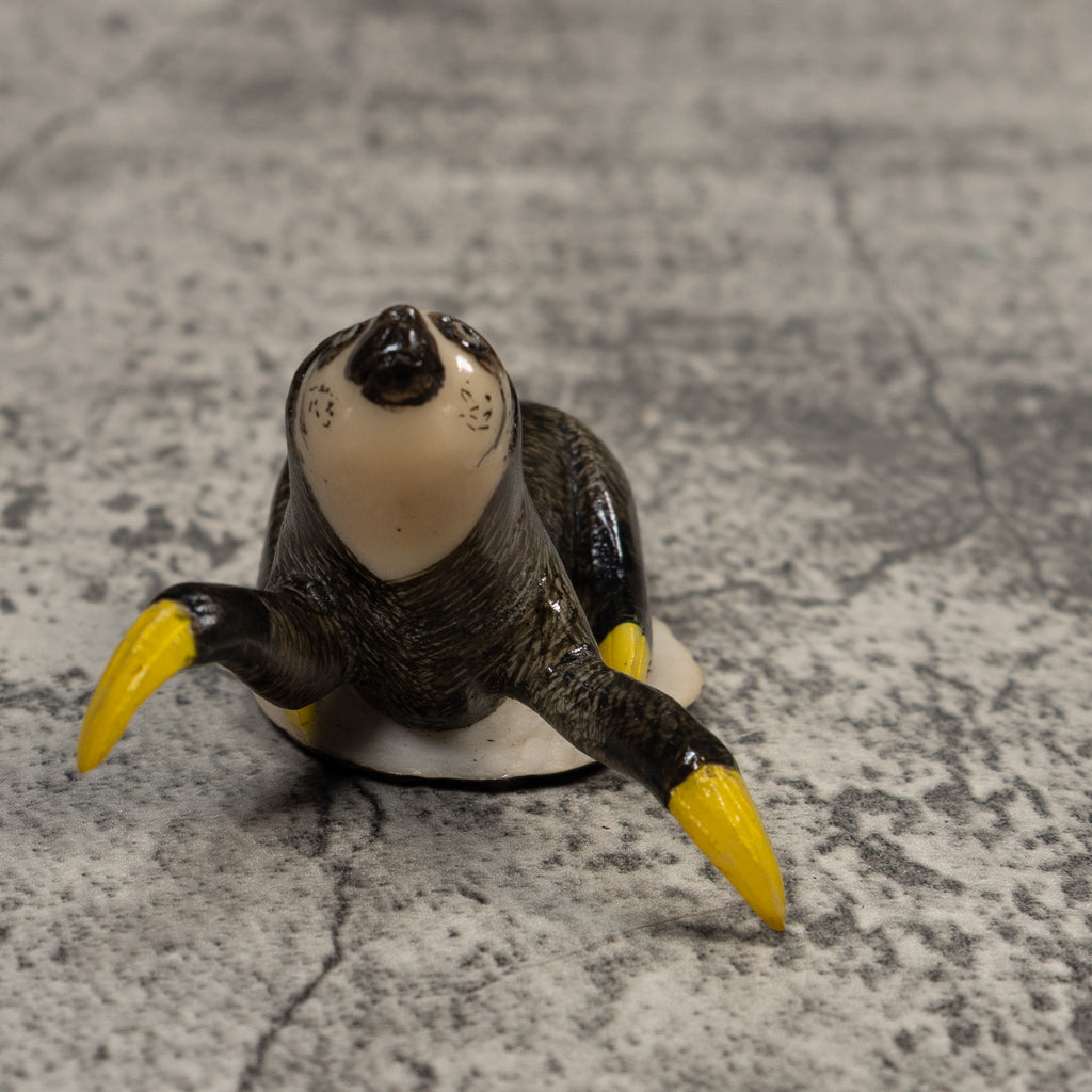 Gray Sloth Tagua Carving