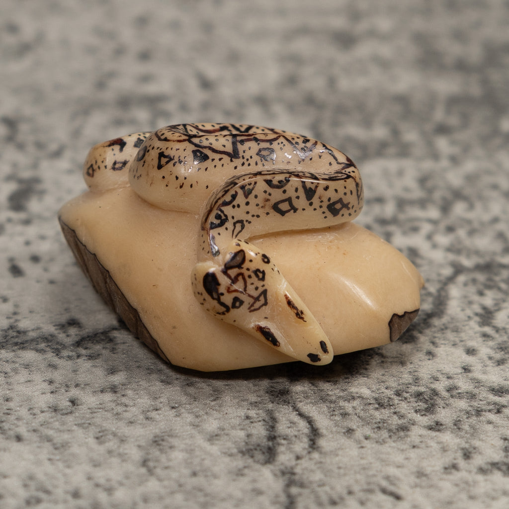Jungle Snake Tagua Carving