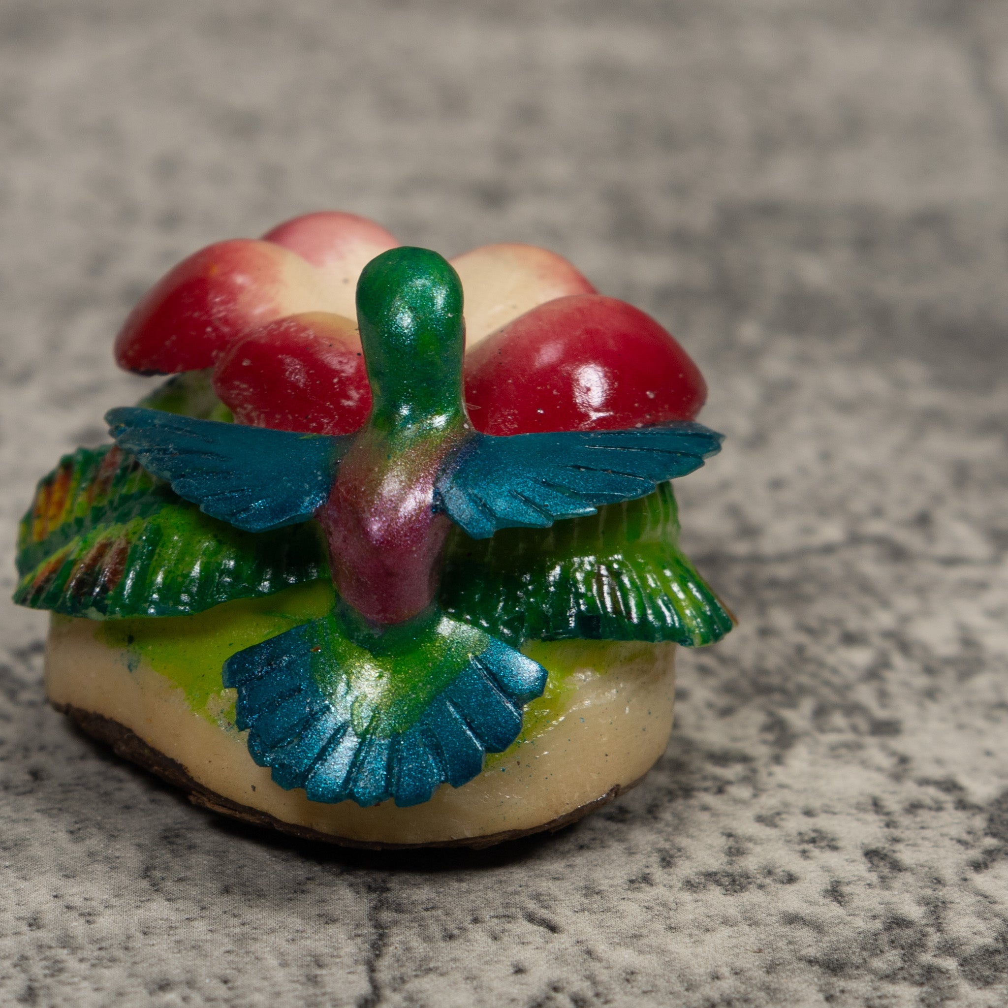 Hummingbird Tagua Carving
