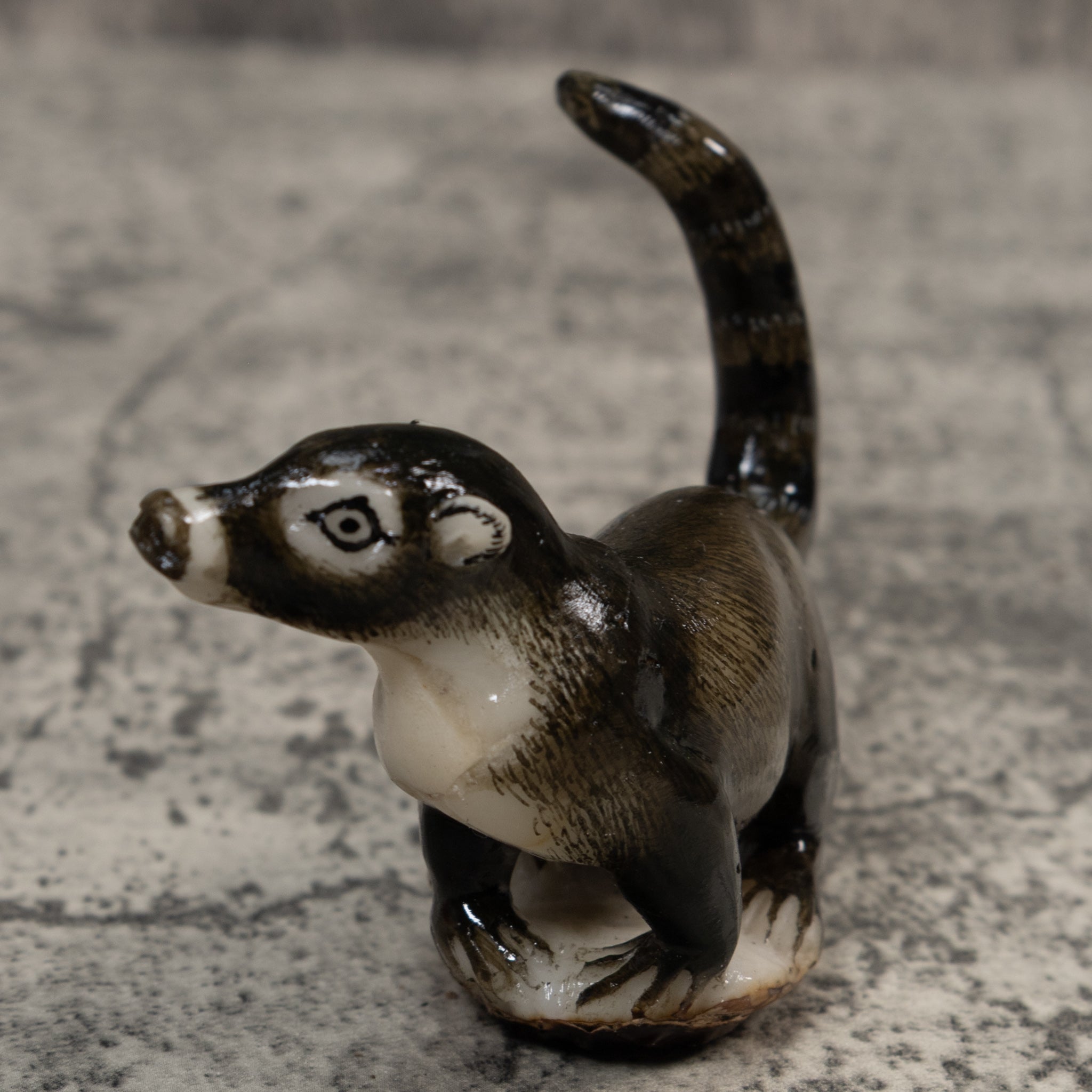 Gorgeous Coatimundi Tagua Carving