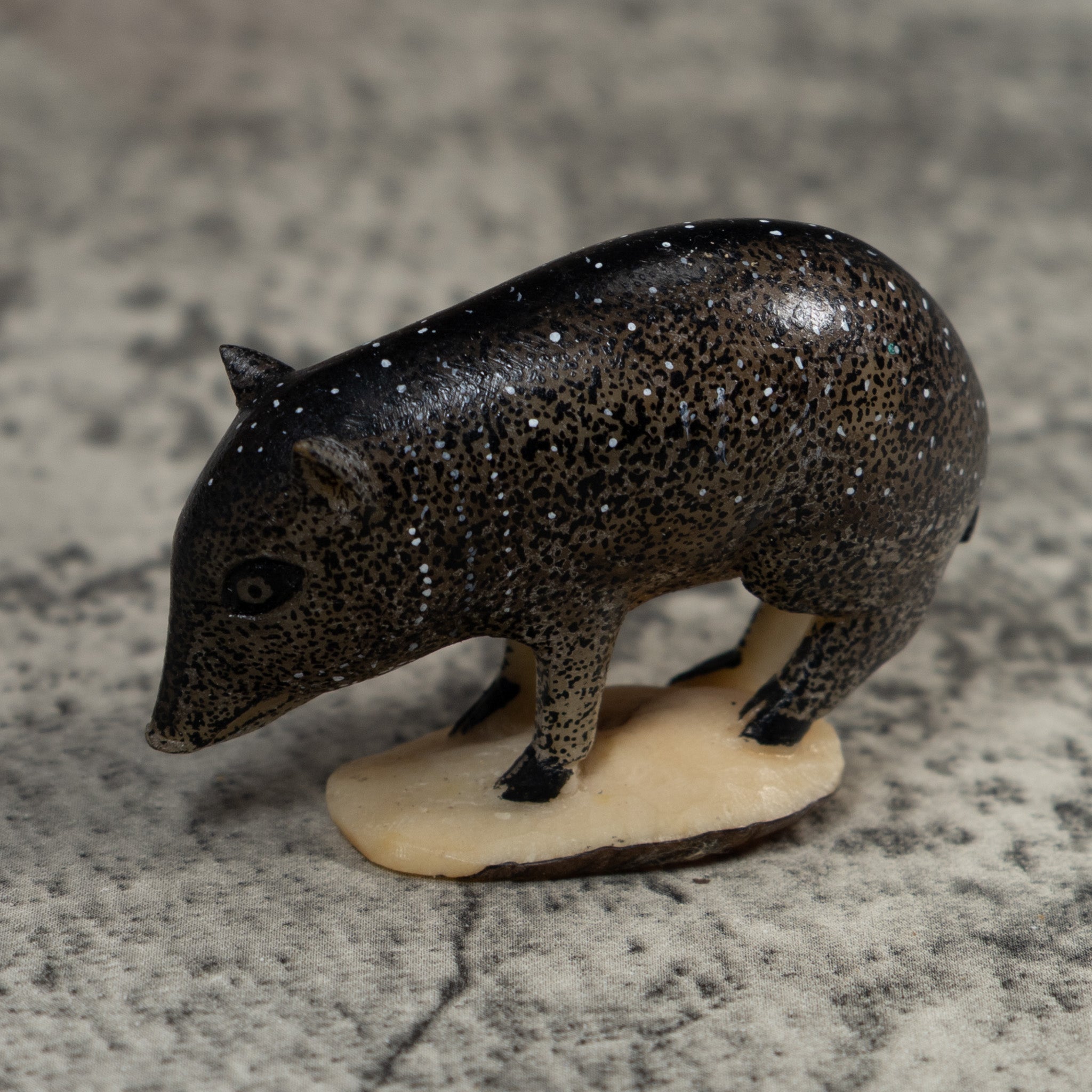 Rainforest Wild Pig Tagua Carving
