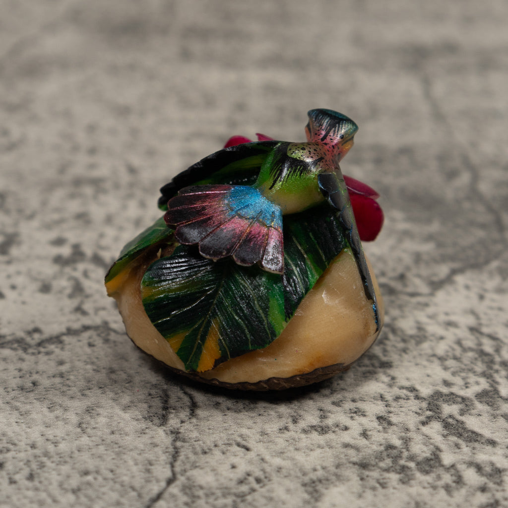 Hummingbird Tagua Carving