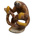 Brown Sloth In Tree Tagua Carving