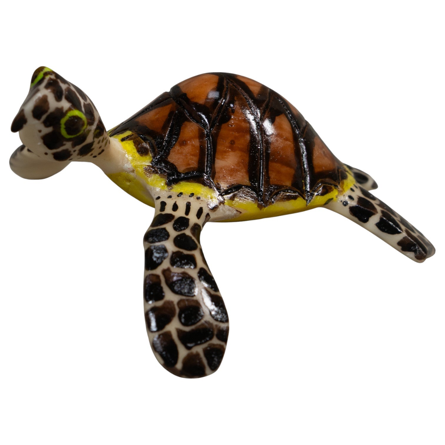 Large Sea Turtle Tagua Carving