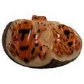 Triple Golden Frog Tagua Carving