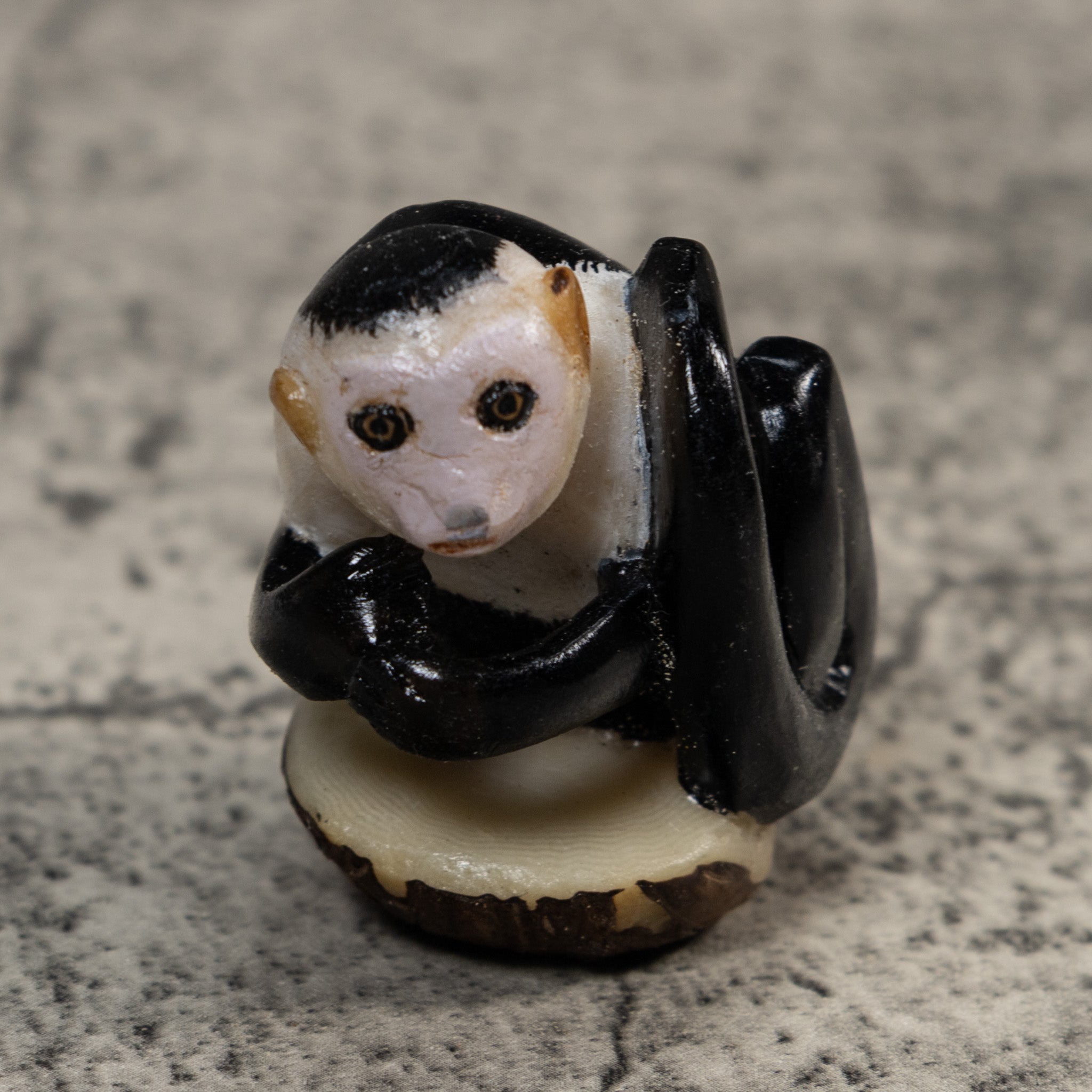 White-Face Monkey Tagua Carving