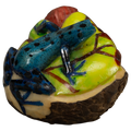 Poison Dart Blue Frog Tagua Carving