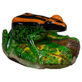 Orange Green And Black Poison Dart Frog Tagua Carving