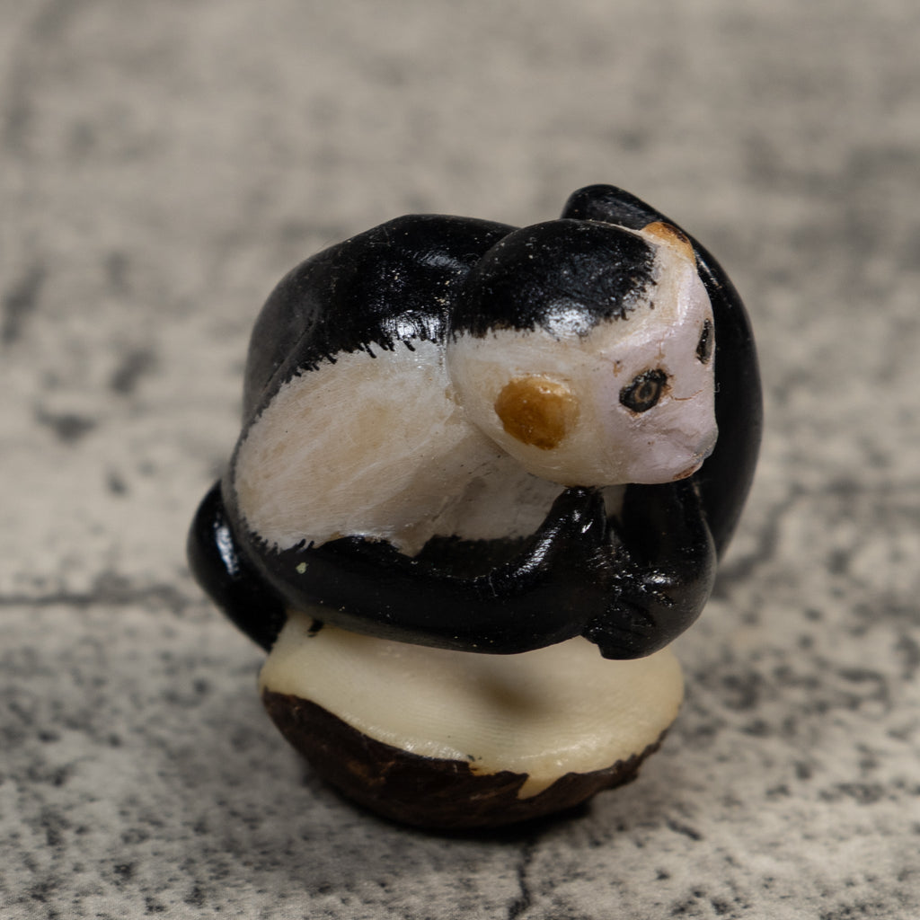 White-Face Monkey Tagua Carving