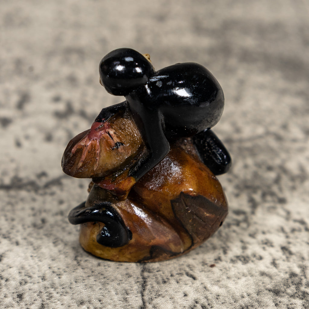 White Face Monkey Tagua Carving