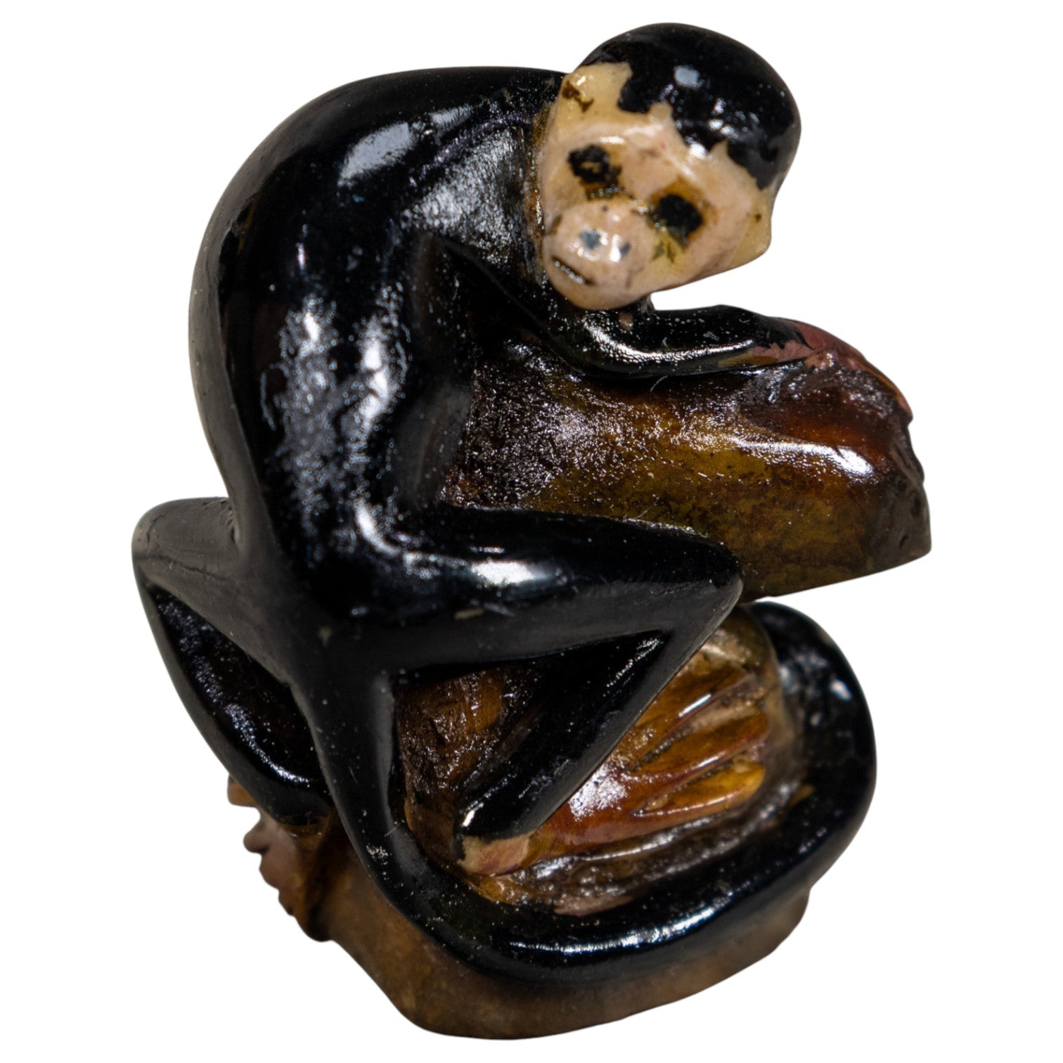 White Face Monkey Tagua Carving
